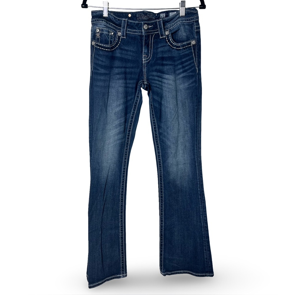Miss Me Women’s Vintage Signature Boot JP7553B‎ Jeans Y2K Low Rise - Size 28